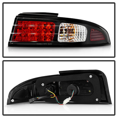 Spyder Nissan 240SX 95-98 LED Tail Lights Black ALT-YD-N240SX95-LED-BK 5006622