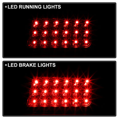Spyder Nissan 240SX 95-98 LED Tail Lights Black ALT-YD-N240SX95-LED-BK 5006622