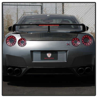 Spyder 09-15 Nissan GTR LED Tail Lights Black ALT-YD-NGTR09-LED-BK 5083265