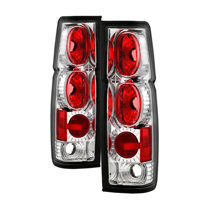 Spyder Nissan Hardbody 86-97 Euro Style Tail Lights Chrome ALT-YD-NH86-C 5006882