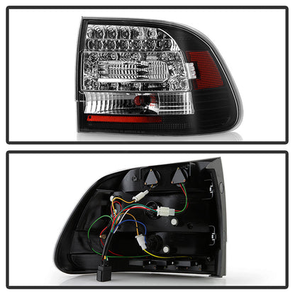 Spyder Porsche Cayenne 03-07 LED Tail Lights Black ALT-YD-PCAY03-LED-BK 5007063