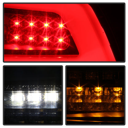 Spyder 08-09 Pontiac G8 Version 2 Light Bar LED Tail Lights - Black - ALT-YD-PG808V2-LB-BK 5086068