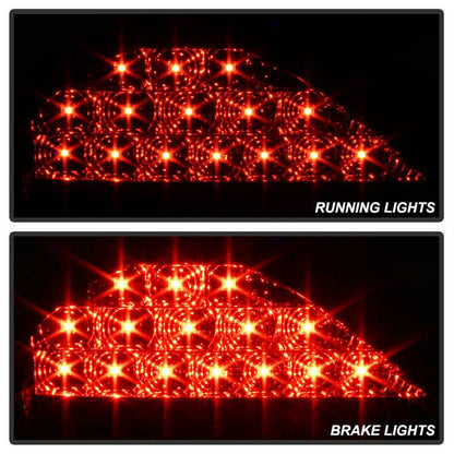 Spyder 99-05 Pontiac Grand Am LED Tail Lights - Black Smoke 5084309