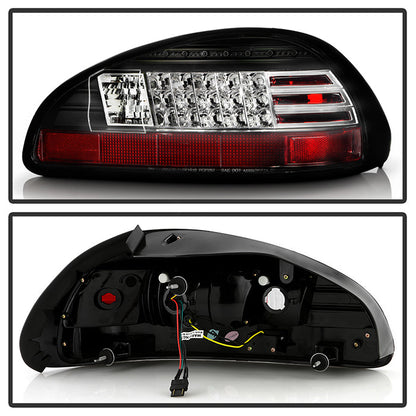 Spyder Pontiac Grand Prix 97-03 LED Tail Lights Black ALT-YD-PGP97-LED-BK 5007148