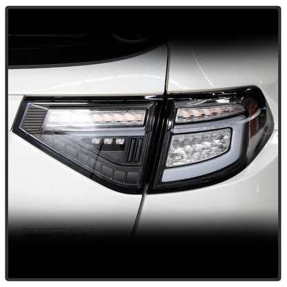 Spyder 08-14 Subara Impreza WRX Hatchback LED Tail Lights Seq Signal Black ALT-YD-SI085D-SEQ-BK 5086730