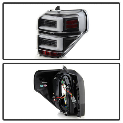 Spyder Toyota 4Runner 10-14 LED Tail Lights - Sequential Turn Signal - Black ALT-YD-T4R10-SEQ-BK 5087812