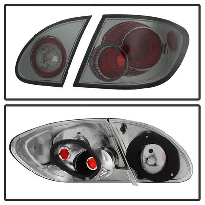 Spyder Toyota Corolla 03-08 Euro Style Tail Lights Smoke ALT-YD-TC03-SM 5033673