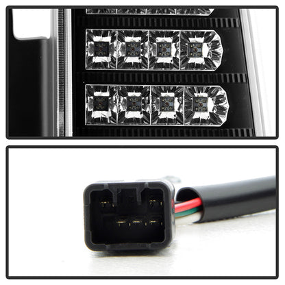 Spyder Scion XB 03-07 Version 2 LED Tail Lights Black ALT-YD-TSXB03-LED-V2-BK 5042743