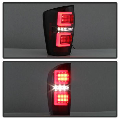 Spyder 16-17 Toyota Tacoma LED Tail Lights - Black (ALT-YD-TT16-LED-BK) 5085733