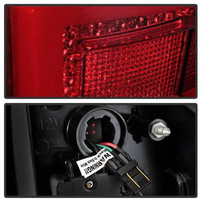 Spyder 16-17 Toyota Tacoma LED Tail Lights - Red Clear (ALT-YD-TT16-LED-RC) 5085757
