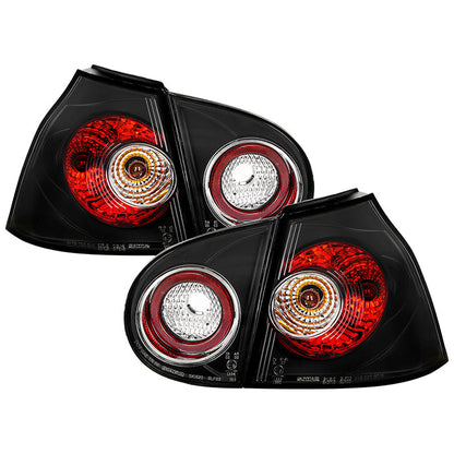 Spyder Volkswagen Golf V 06-09 Euro Style Tail Lights Black ALT-YD-VG03-BK 5008152