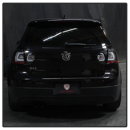 Spyder Volkswagen Golf V 06-09 LED TURN SIGNAL LED Tail Lights Black ALT-YD-VG03-LED-BK 5073792