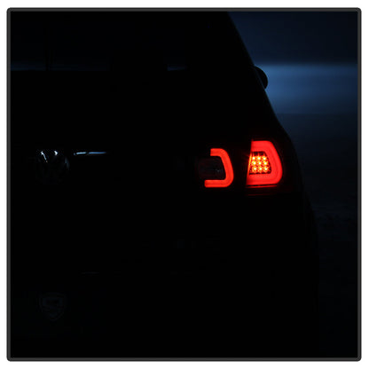 Spyder Volkswagen Golf V 06-09 LED TURN SIGNAL LED Tail Lights Black ALT-YD-VG03-LED-BK 5073792