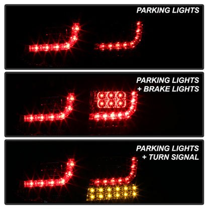 Spyder Volkswagen Golf/GTI 10-13 LED Tail Lights Black ALT-YD-VG10-LED-BK 5008176
