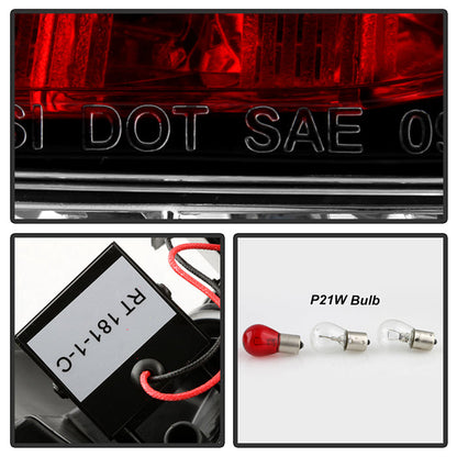 Spyder Volkswagen Golf/GTI 10-13 LED Tail Lights Black ALT-YD-VG10-LED-BK 5008176