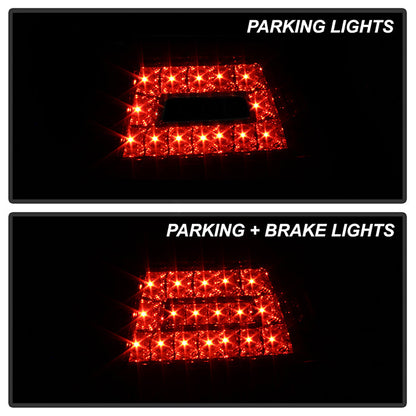 Spyder Volkswagen Jetta 99-04 LED Tail Lights Black ALT-YD-VJ99-LED-BK 5008411