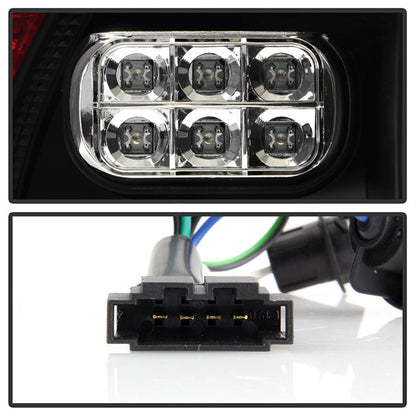 Spyder Volkswagen Touareg 03-07 LED Tail Lights Black ALT-YD-VTOU04-LED-BK 5042699