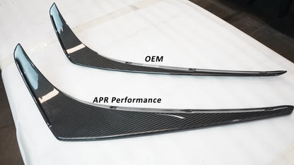 APR Mercedes-Benz AMG GTR Pro Carbon Fiber Front Bumper Canards 2020