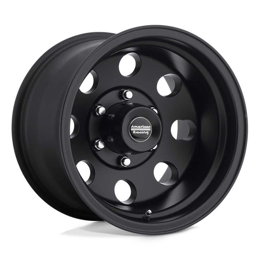 American Racing Wheels BAJA 15x7 5x114.30 Satin Black WHeel Wheels Wheels main image