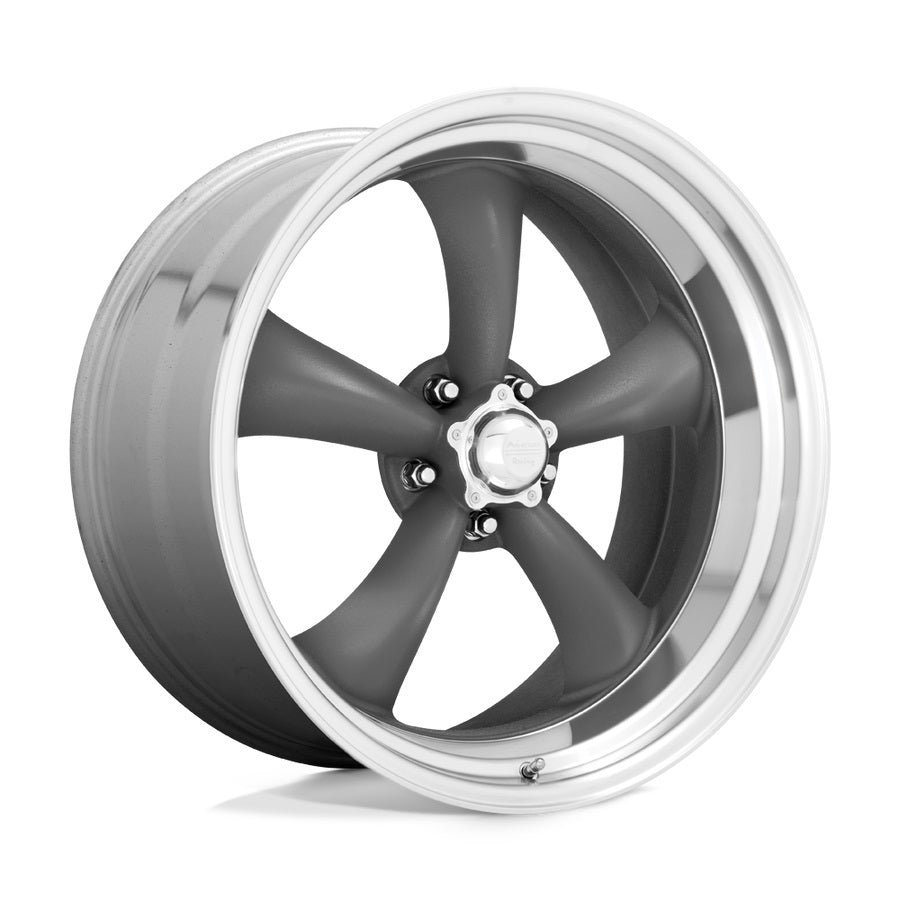 American Racing Wheels Torq Thrust II 20X8 5X5 Gray w/Machin Lip Wheel Wheels Wheels main image