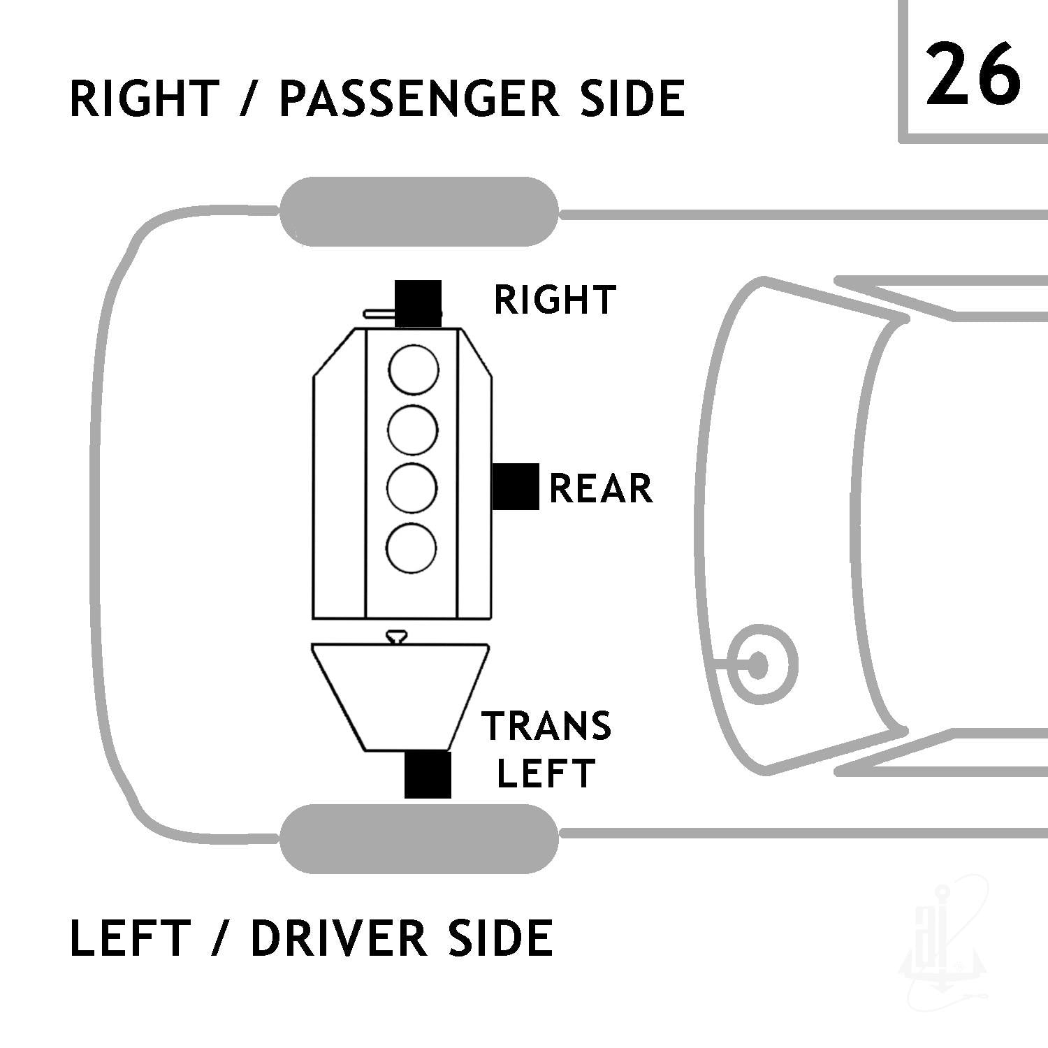 Anchor Manual Transmission Mount 10000