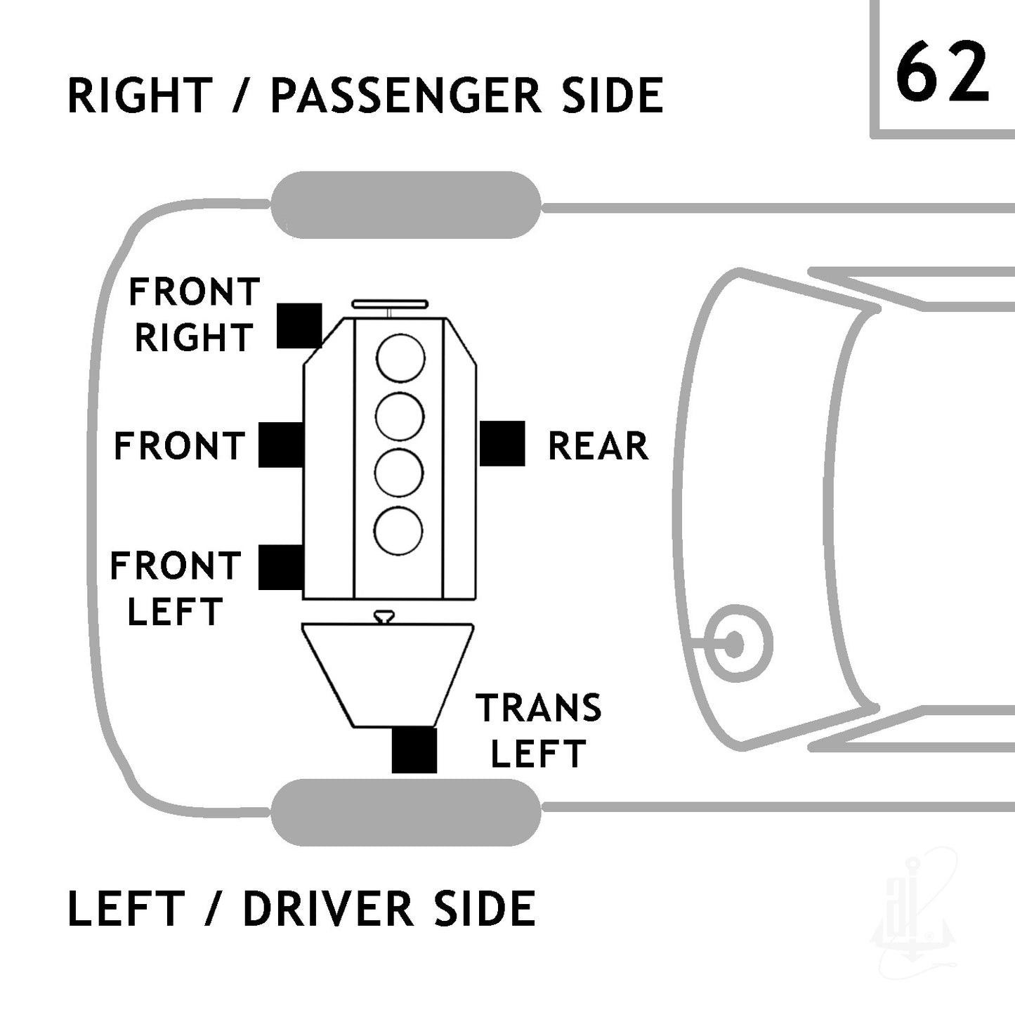 Anchor Engine Mount 2417