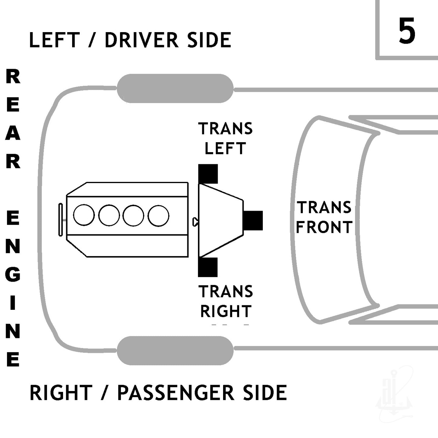 Anchor Manual Transmission Mount 2419