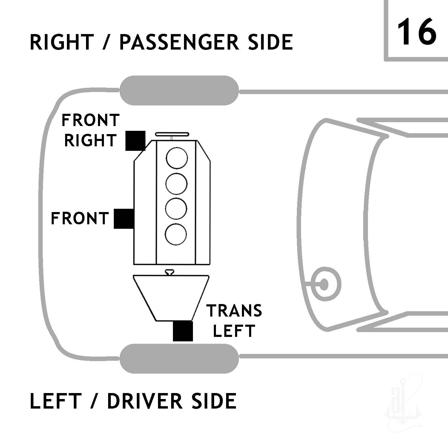 Anchor Engine Mount 2493