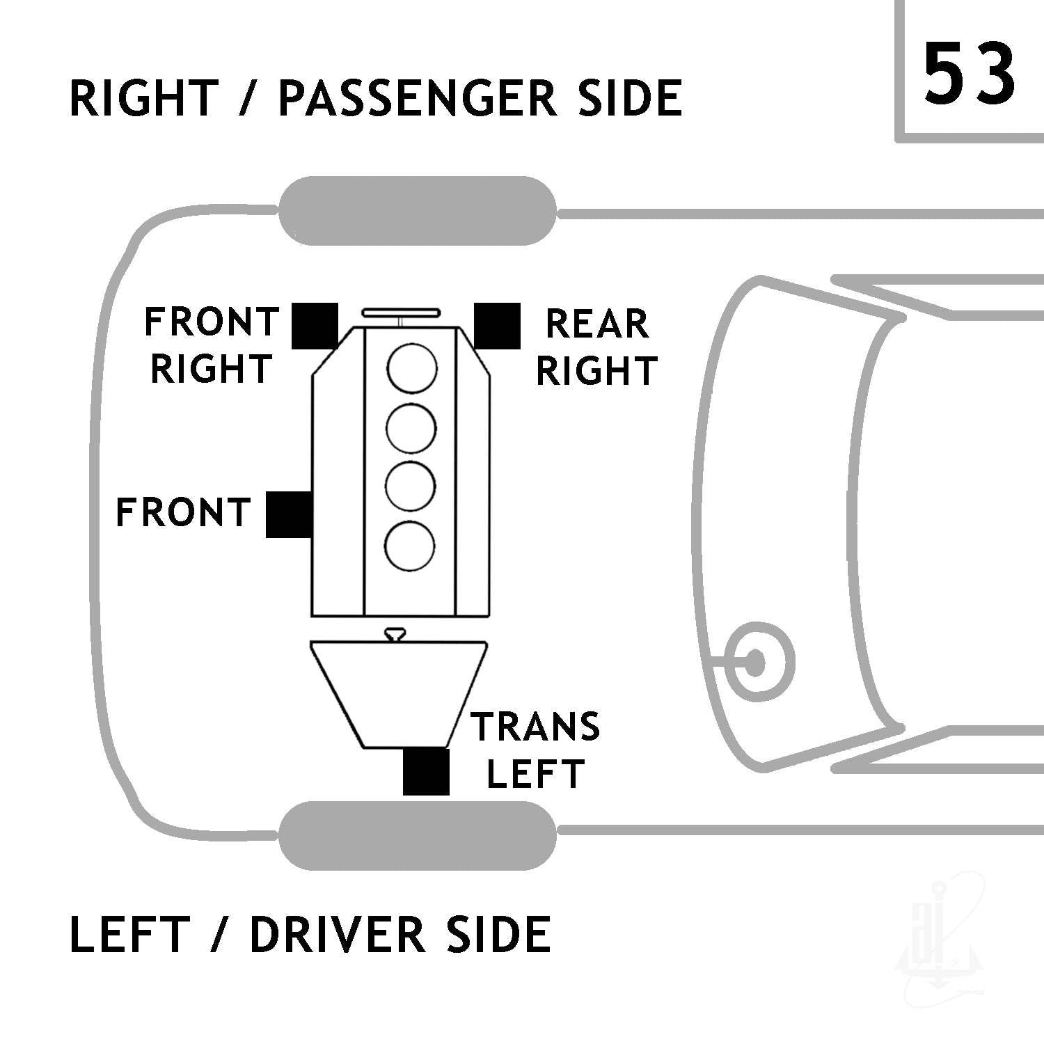 Anchor Engine Mount 2555