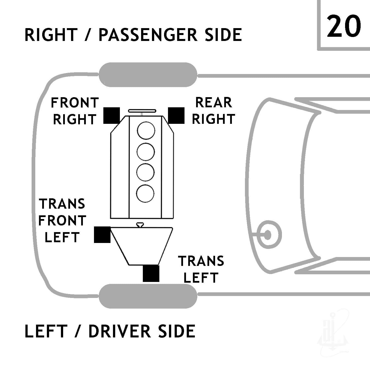 Anchor Automatic Transmission Mount 2717