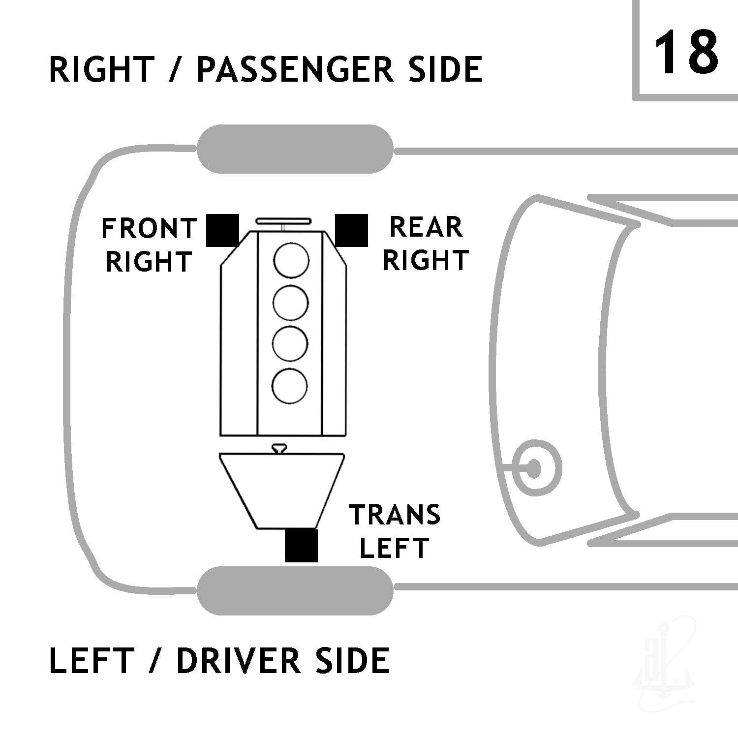 Anchor Manual Transmission Mount 2766