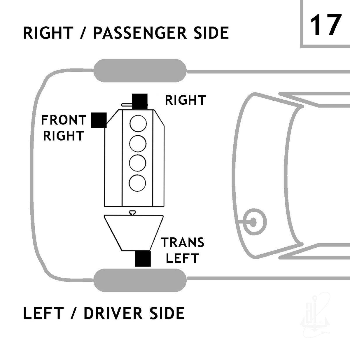 Anchor Engine Mount 2803