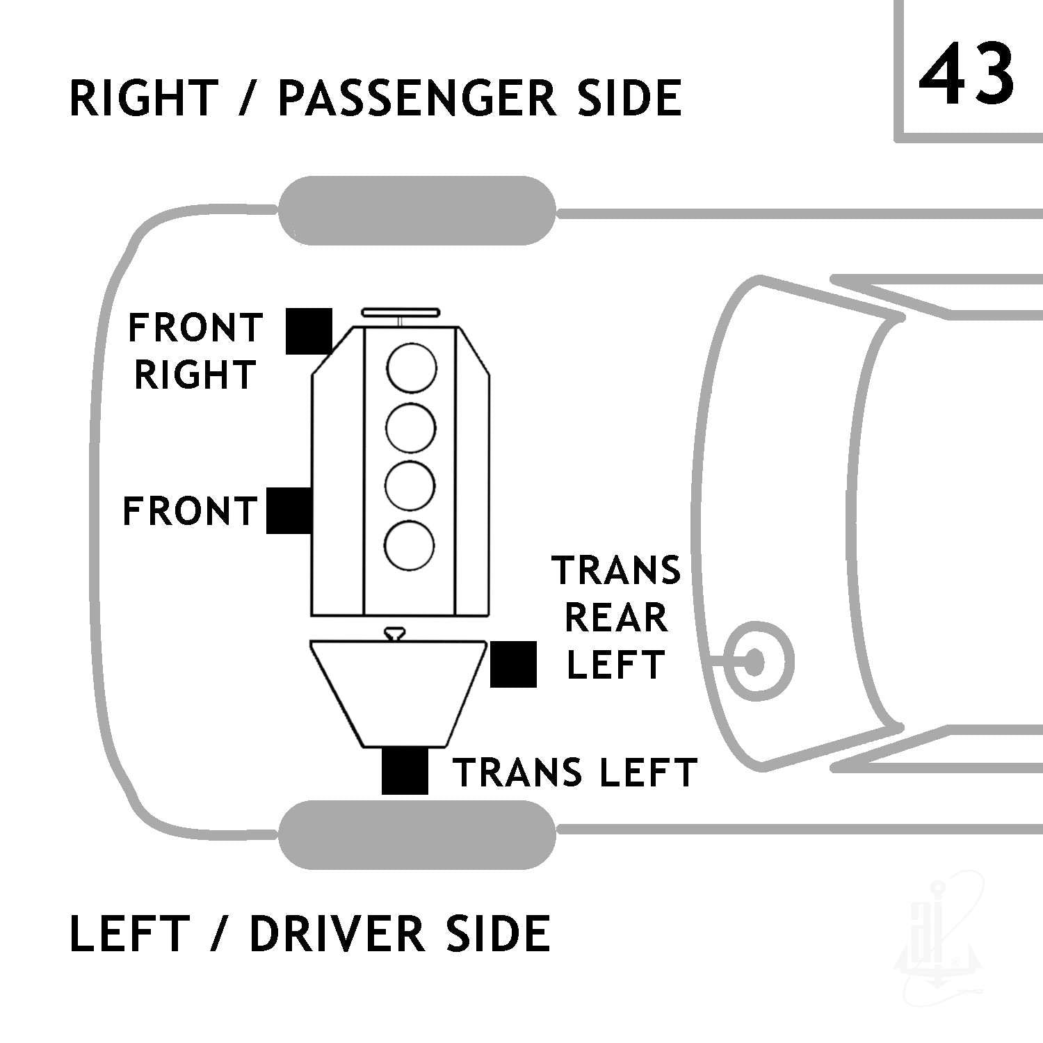 Anchor Engine Mount 2886