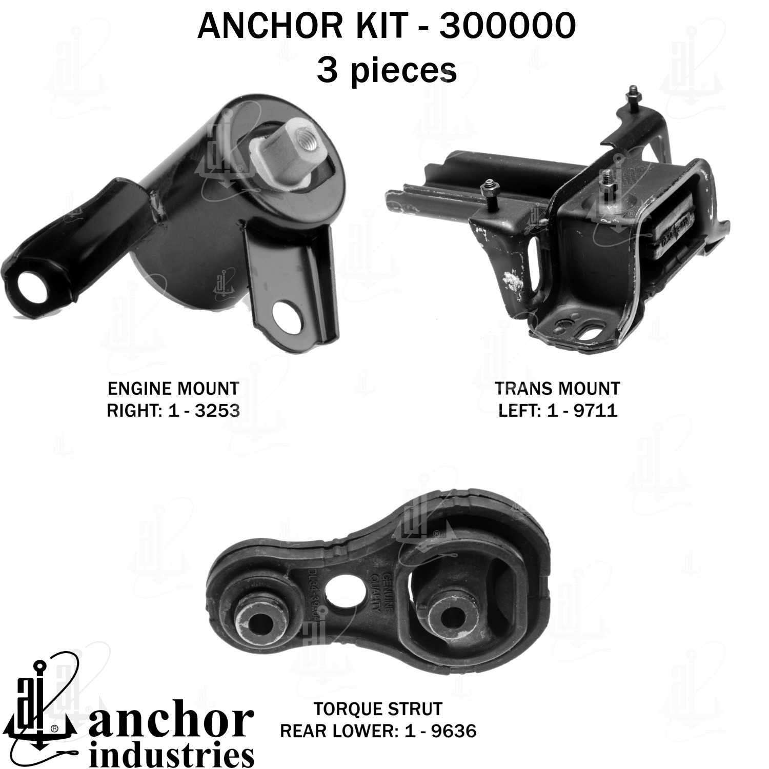 Anchor Engine Mount Kit 300000