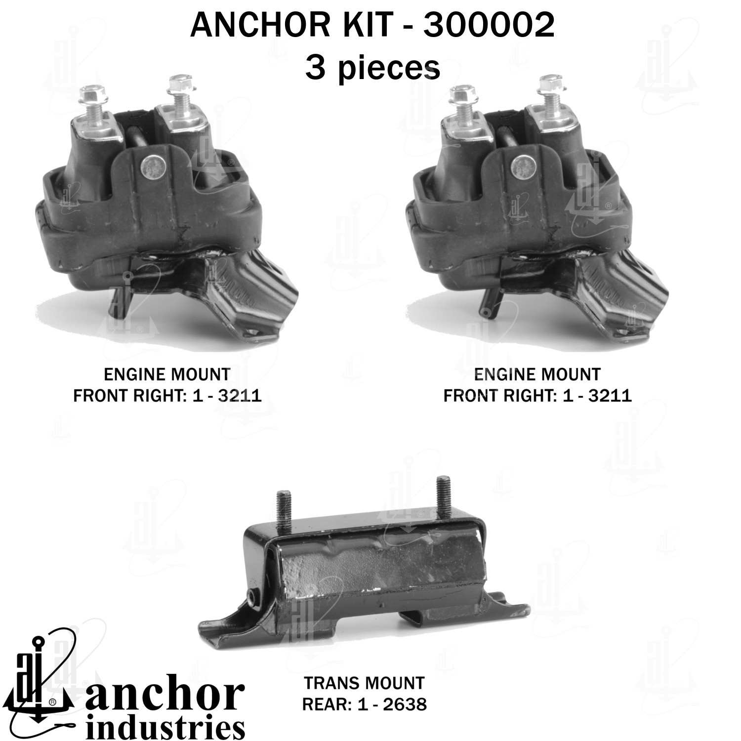 Anchor Engine Mount Kit 300002