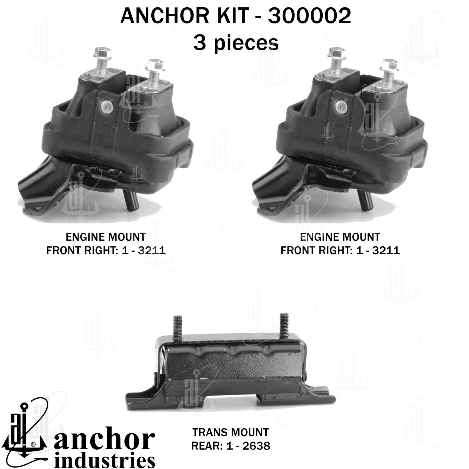 Anchor Engine Mount Kit 300002