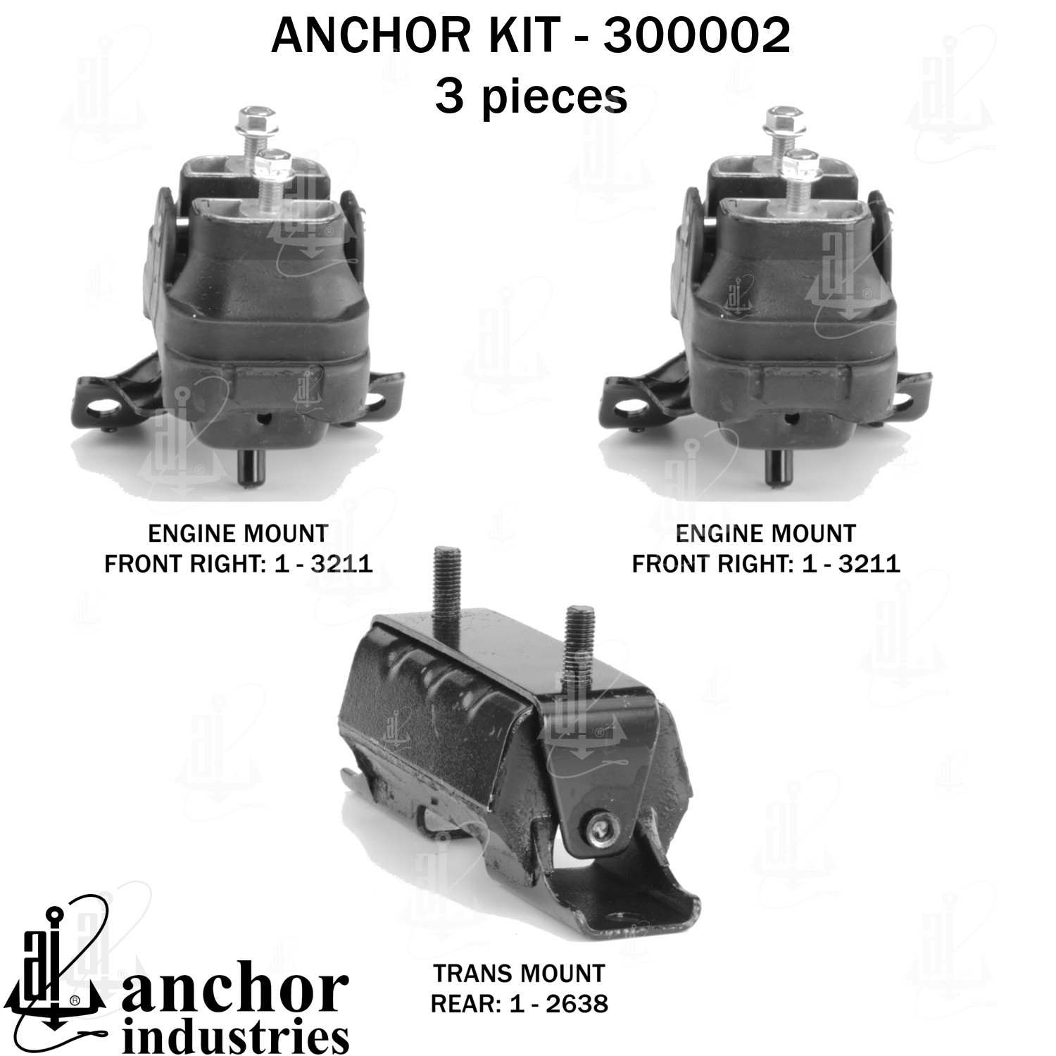 Anchor Engine Mount Kit 300002