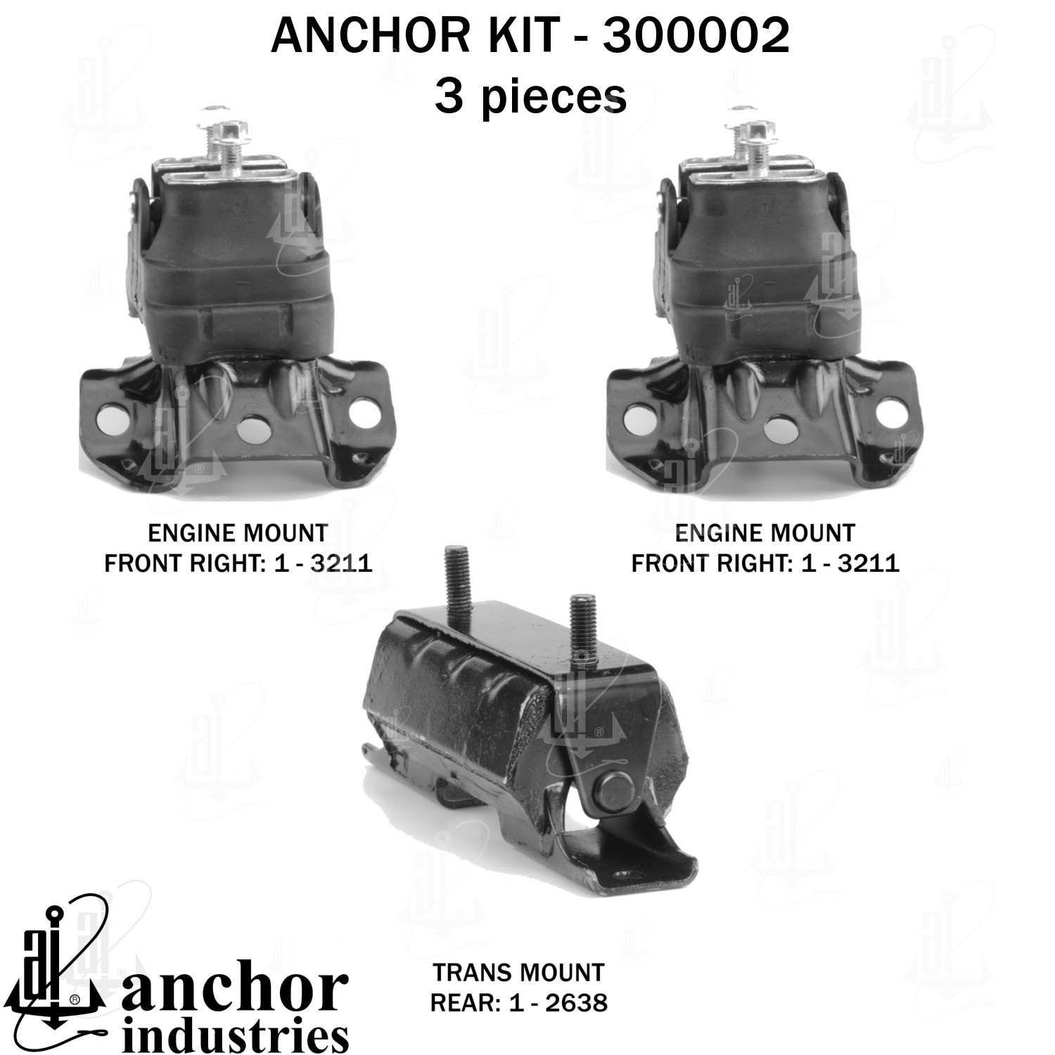 Anchor Engine Mount Kit 300002