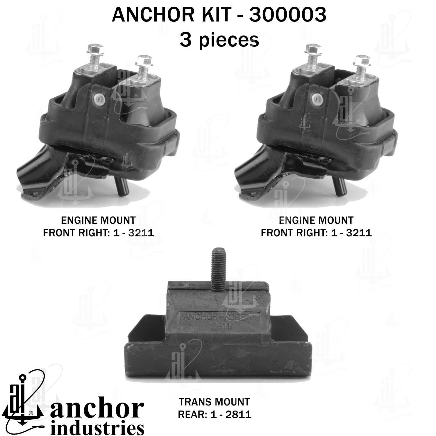 Anchor Engine Mount Kit 300003