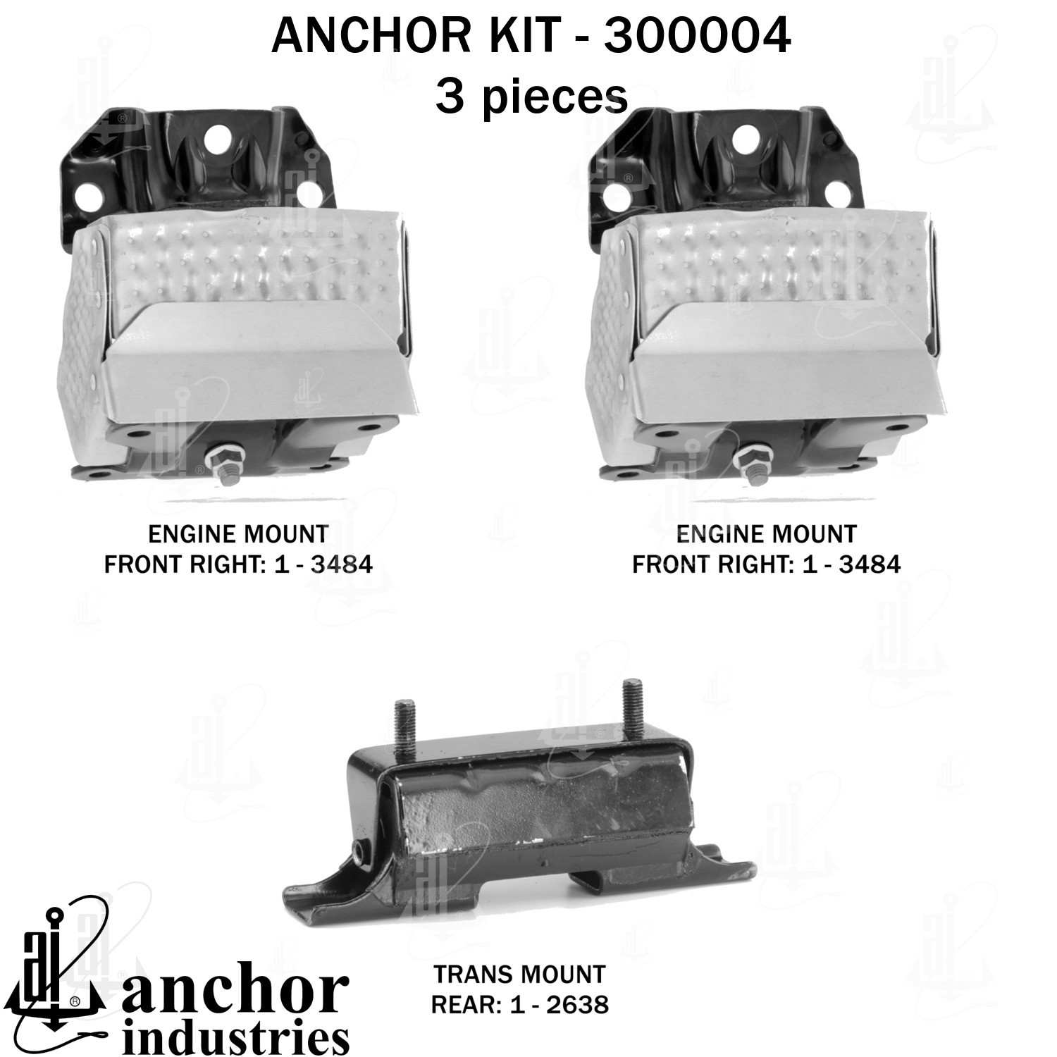 Anchor Engine Mount Kit 300004