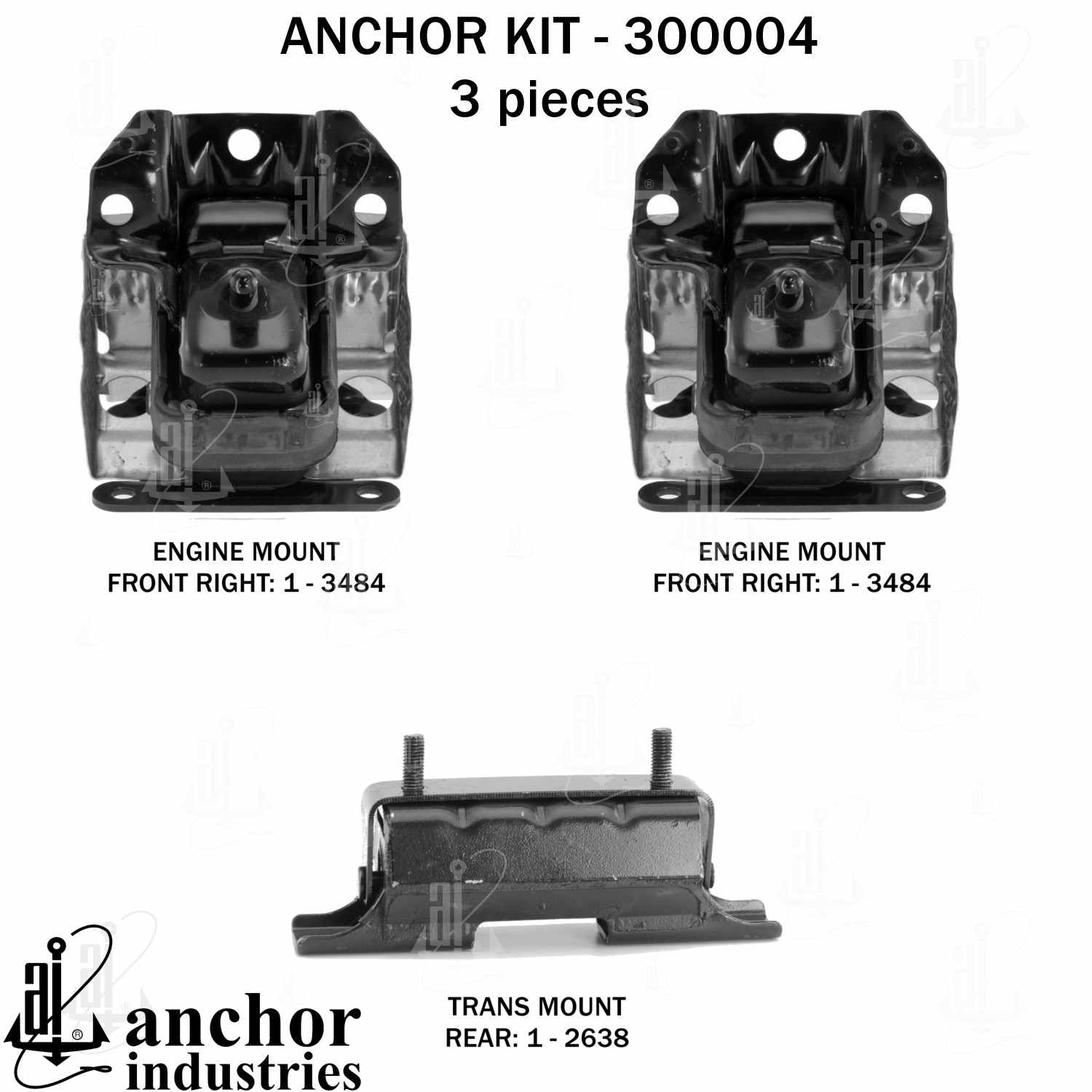 Anchor Engine Mount Kit 300004