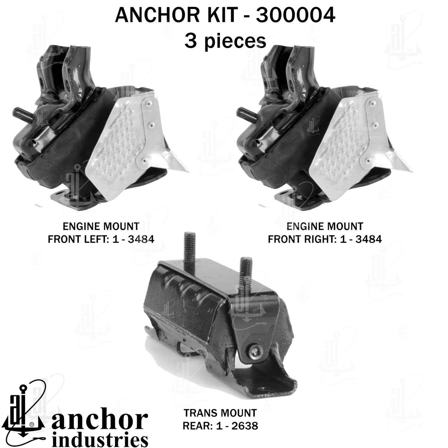 Anchor Engine Mount Kit 300004