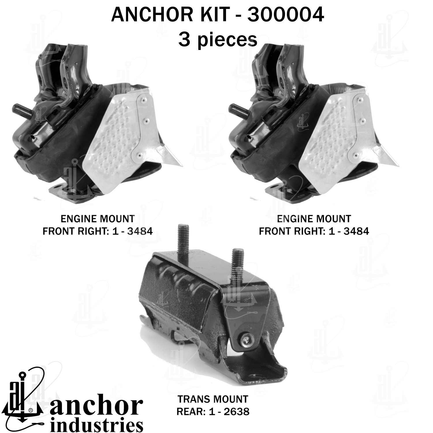 Anchor Engine Mount Kit 300004