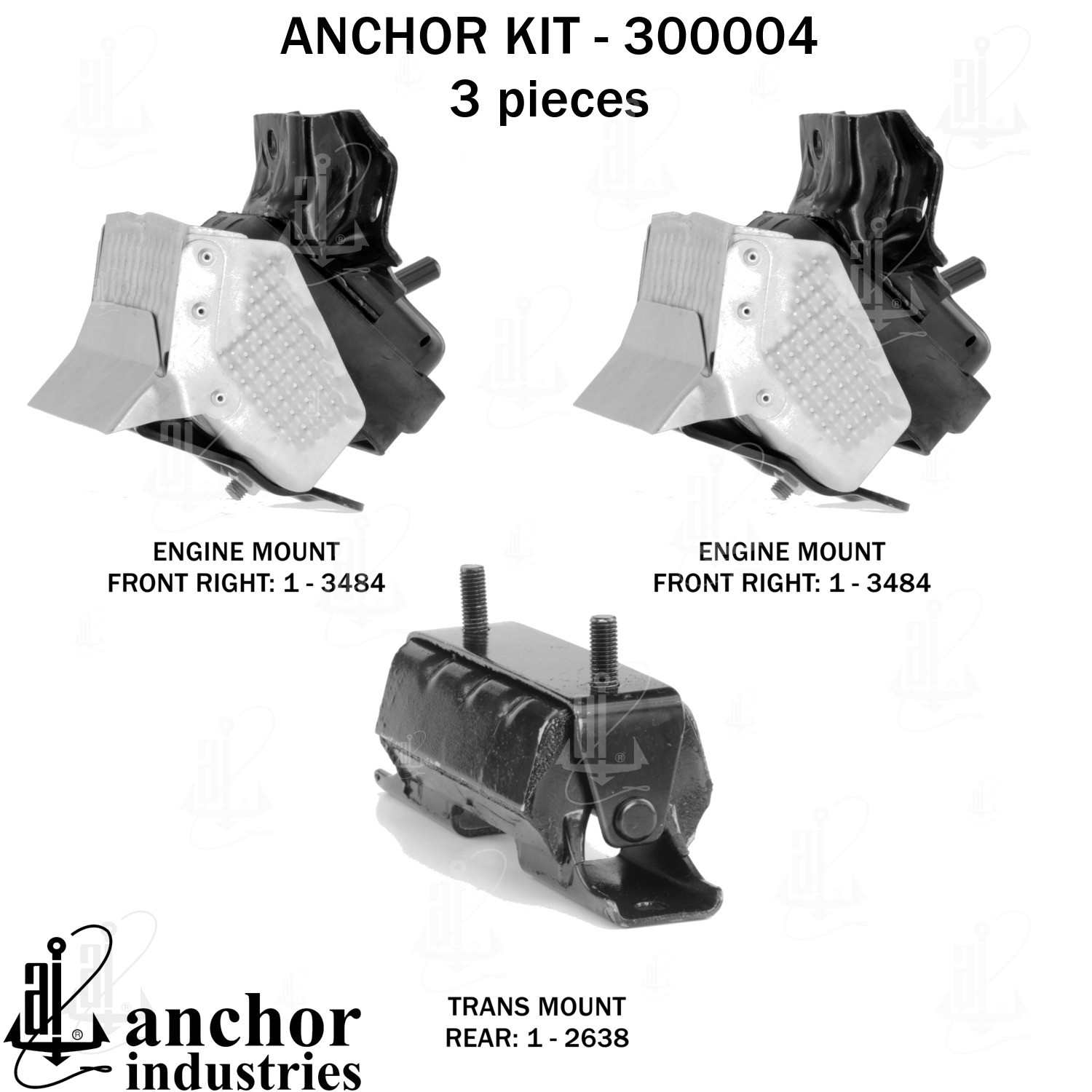 Anchor Engine Mount Kit 300004