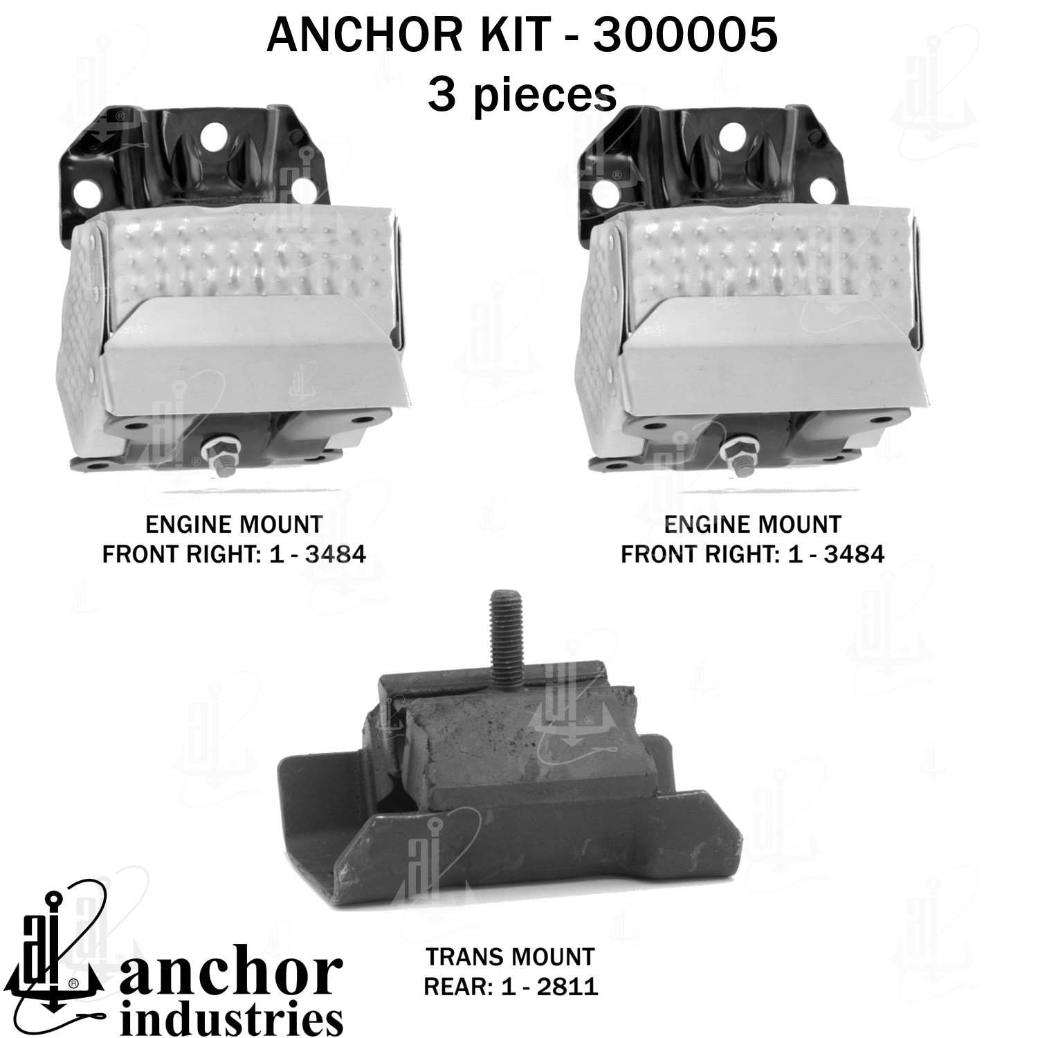 Anchor Engine Mount Kit 300005