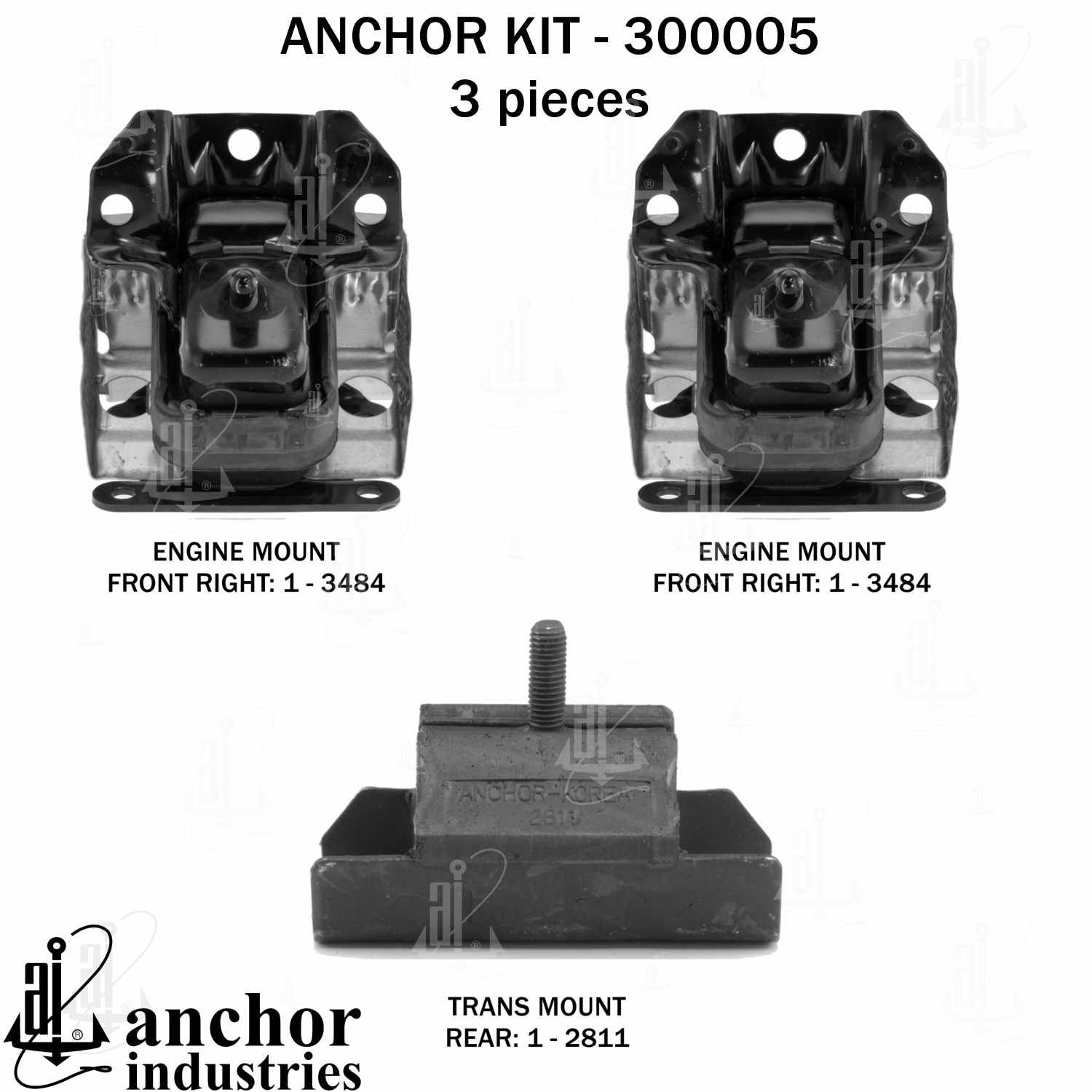 Anchor Engine Mount Kit 300005