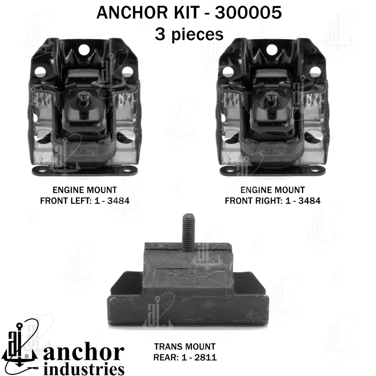 Anchor Engine Mount Kit 300005