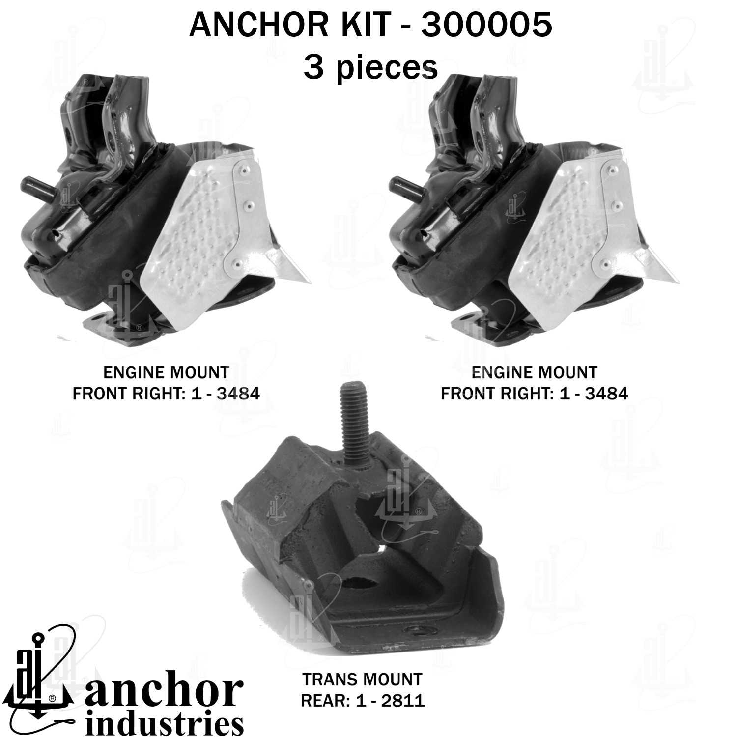 Anchor Engine Mount Kit 300005