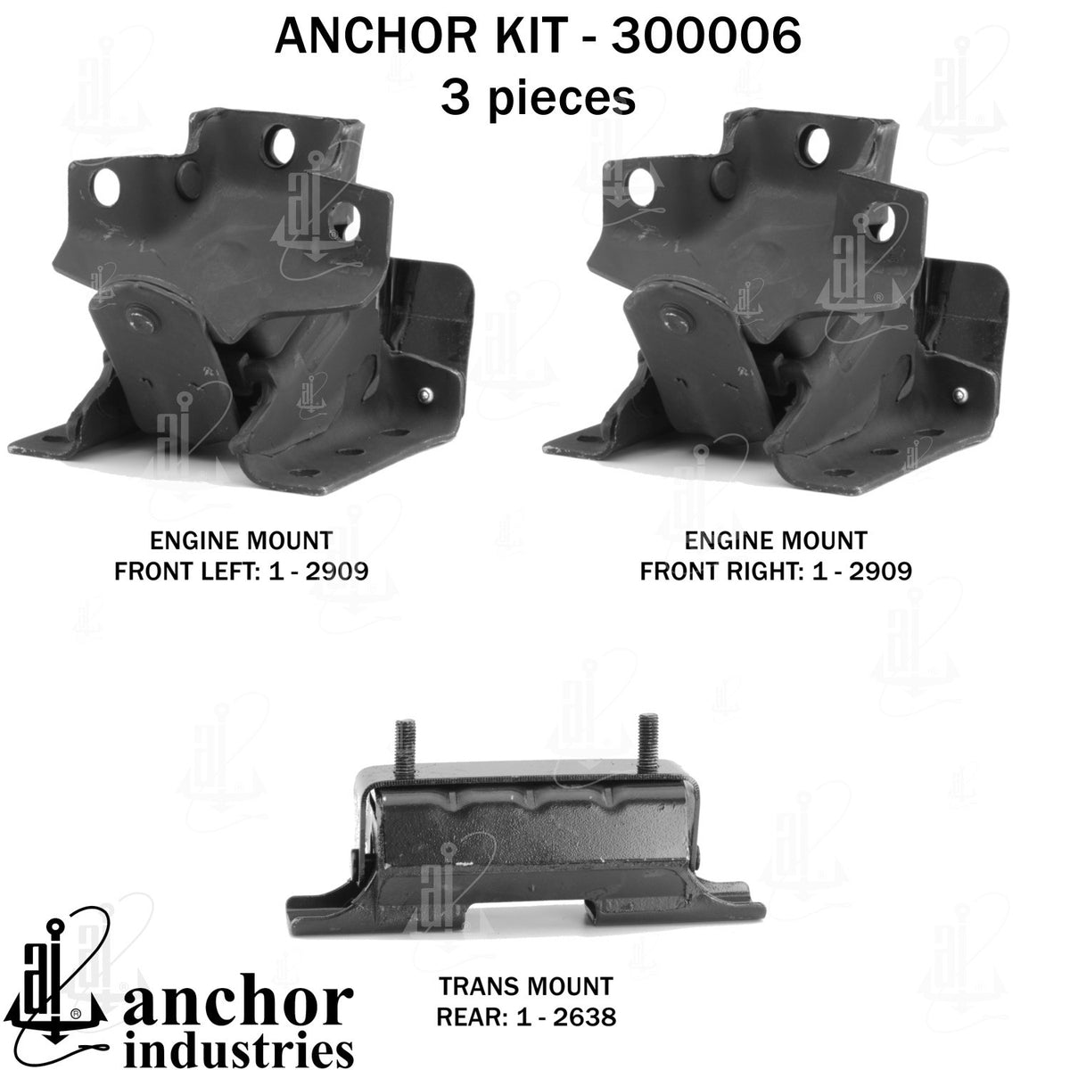 Anchor Engine Mount Kit 300006