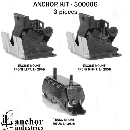 Anchor Engine Mount Kit 300006